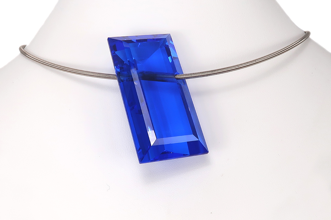 Niessing synthetischer Stein Schnur 750 Weißgold [BRORS 17214] Foto 02