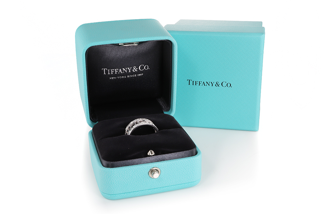 Tiffany & Co. Atlas insg. ca 0,34 ct TW/VVS 750 Weißgold Gr 53 [BRORS 21011] Foto 05